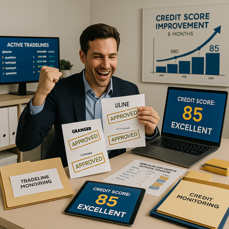 How to Improve Your Business Credit Quickly With Business Tradelines In 2025