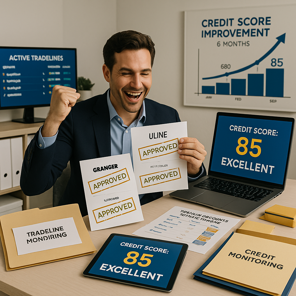 How to Improve Your Business Credit Quickly With Business Tradelines In 2025