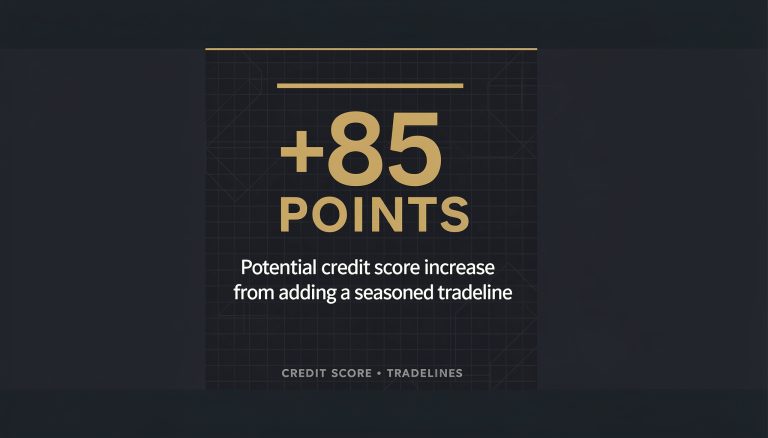 How much can a tradeline boost your score?