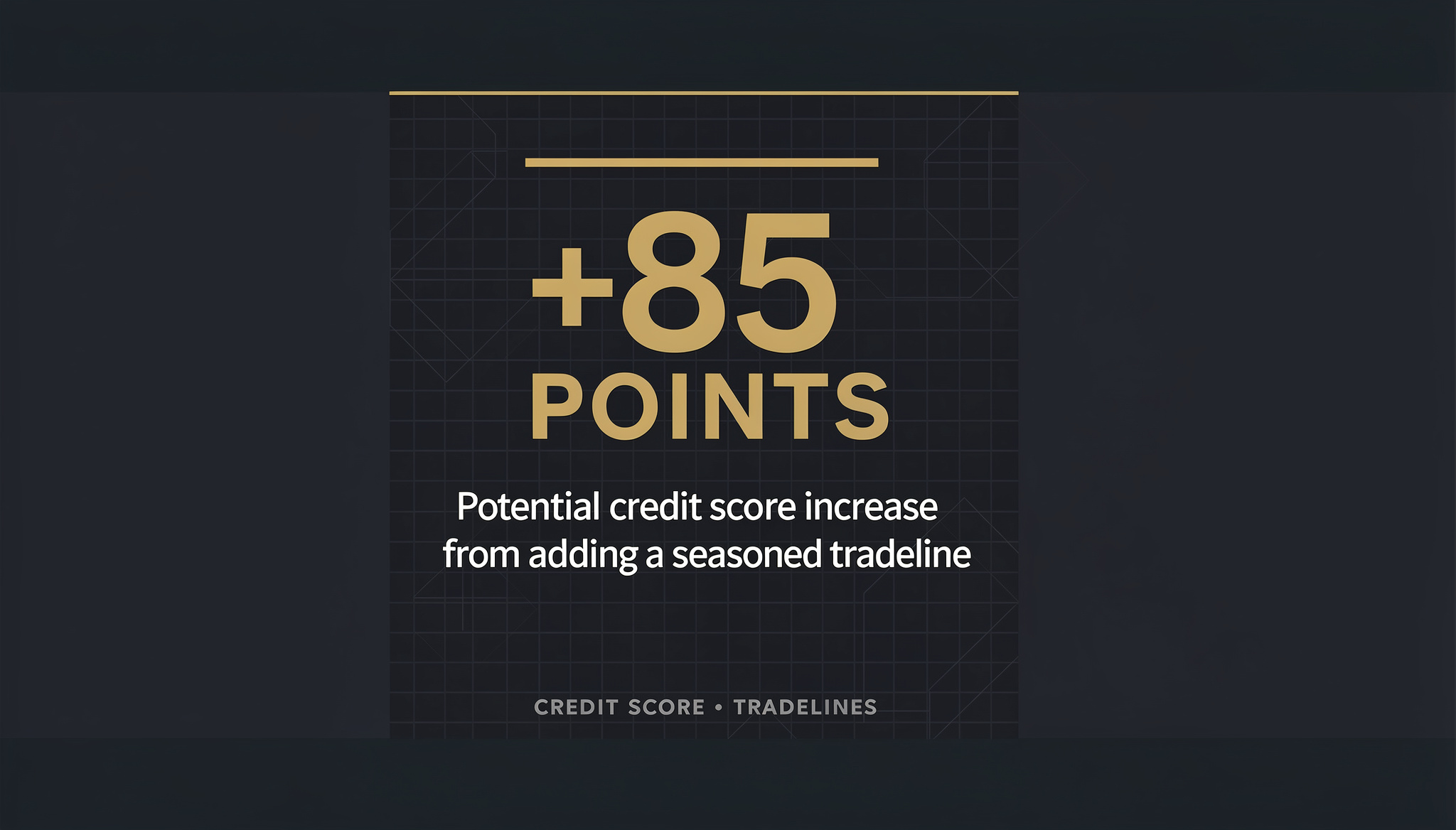 How much can a tradeline boost your score?