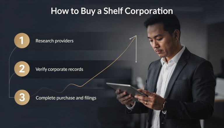 how to buy a shelf corporation