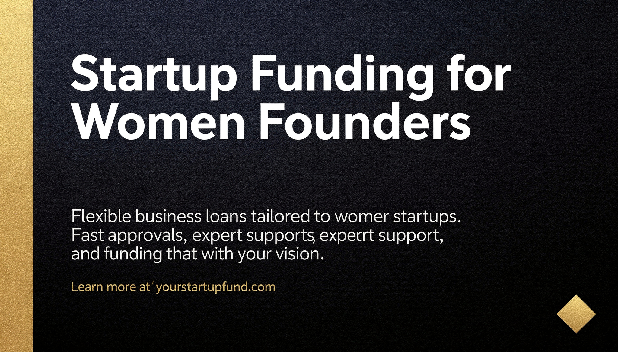 startup business loans for women